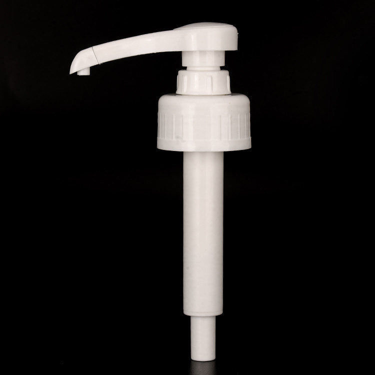 Food Grade 10cc Syrup Bottle Pump , Coffee Flavored Syrup Pumps 38/410