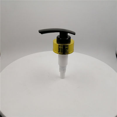 SGS Approval 33/410 Hand Wash Bottle Pump , Liquid Sanitizer Pump With Gold Closure