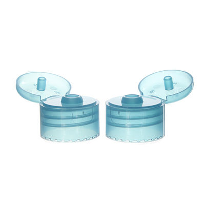 Blue Smooth Closure 28mm Flip Top Bottle Caps For Empty Bottle