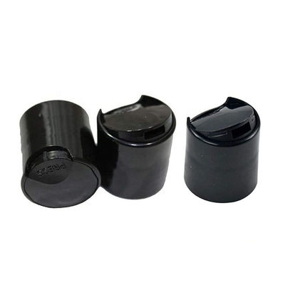Black And White Non Spill 20/410 Disc Top Cap For Shampoo Bottle