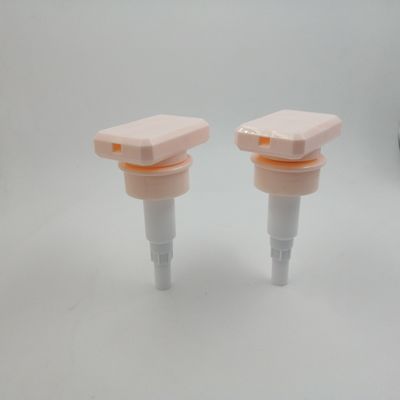 Light Pink Various Volume 33/410 Cosmetic Pump Dispenser For Bathroom