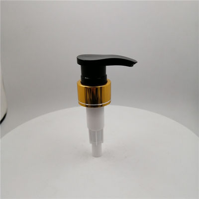 SGS Certificate 28mm Shower Dispenser Pump With Gold Closure