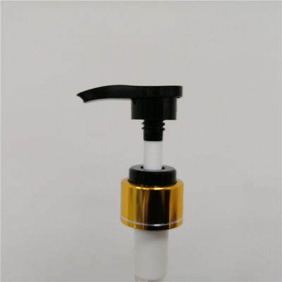 SGS Certificate 28mm Shower Dispenser Pump With Gold Closure