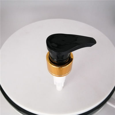 SGS Certificate 28mm Shower Dispenser Pump With Gold Closure