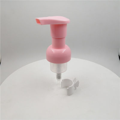Clip Type 30 410 3.5cc Foaming Soap Dispenser Pump Pink Color