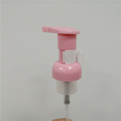 Clip Type 30 410 3.5cc Foaming Soap Dispenser Pump Pink Color