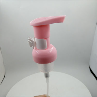 Clip Type 30 410 3.5cc Foaming Soap Dispenser Pump Pink Color