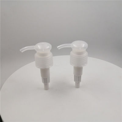 Transparent 24/410 Screw Lock Plastic Bottle Pump , 24mm Dispenser Pump Portable