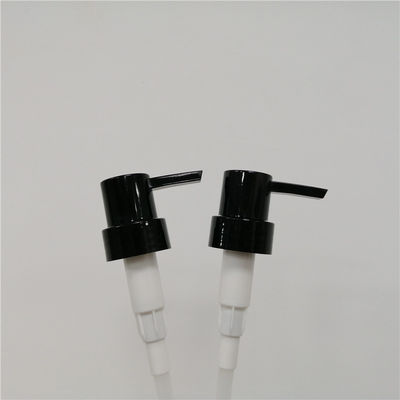 Safety Material 33/410mm Airless Lotion Pump , Black Dispenser Pump 2.0ml/T