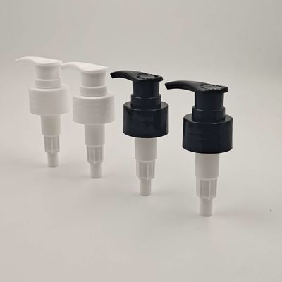 Black And White Screw Plastic 28/410mm Lotion Bottle Pump 2cc Dosage