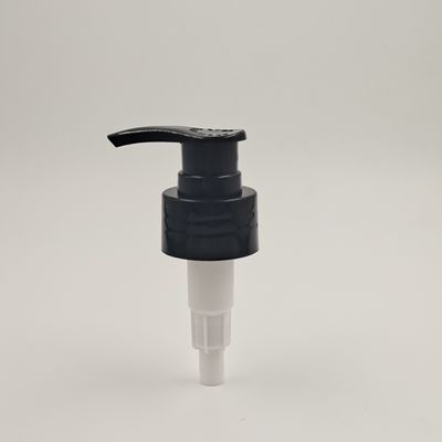 Black And White Screw Plastic 28/410mm Lotion Bottle Pump 2cc Dosage