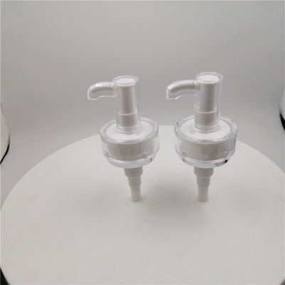 Cosmetic 33/410 1.5cc Shampoo Dispenser Pump With Gold Around Edge