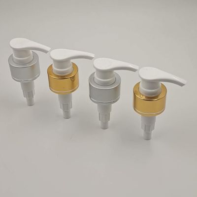 Leak Resistant 28mm 3ml/T Hand Wash Bottle Pump Gold And Silver