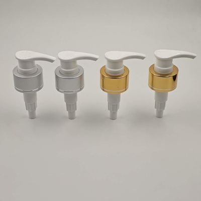 Leak Resistant 28mm 3ml/T Hand Wash Bottle Pump Gold And Silver