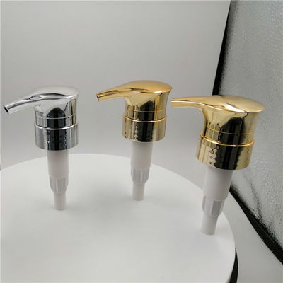 Safety Material 28mm Shampoo Dispenser Pump Electroplated
