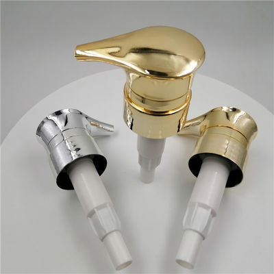 Safety Material 28mm Shampoo Dispenser Pump Electroplated
