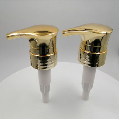 Safety Material 28mm Shampoo Dispenser Pump Electroplated