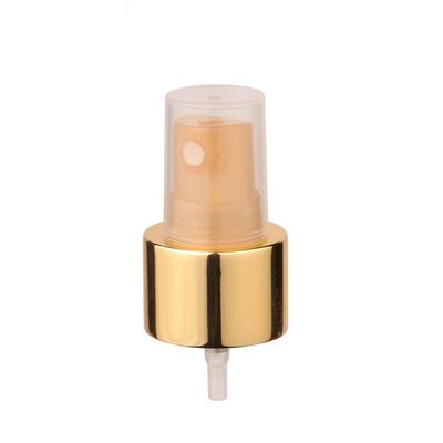 18mm 1.4cc/T Perfume Mist Sprayer , Cosmetic Pump Dispenser Gold And Silver Closure