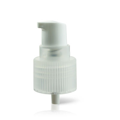 White Color 18/410 Airless Pumps For Cosmetics 1.5cc/T Dosage