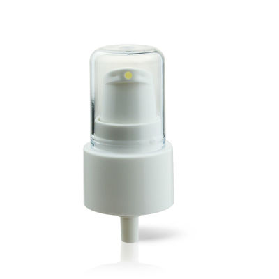 White Color 18/410 Airless Pumps For Cosmetics 1.5cc/T Dosage