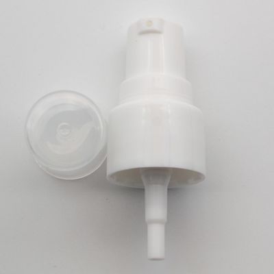 White Color 18/410 Airless Pumps For Cosmetics 1.5cc/T Dosage