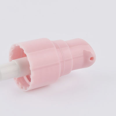 Pink Color Portable Hand Cream Pump Dispenser , Plastic Treatment Pump 18/410