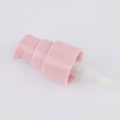 Pink Color Portable Hand Cream Pump Dispenser , Plastic Treatment Pump 18/410