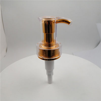33mm 1.5ml/T Shampoo Dispenser Pump , Gold Soap Dispenser Pump For Hair Conditioner