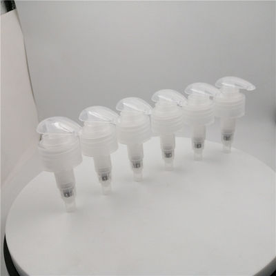 Transparent Plastic Liquid Soap Dispenser Pump , 28 410 Lotion Pump For Hair Conditioner