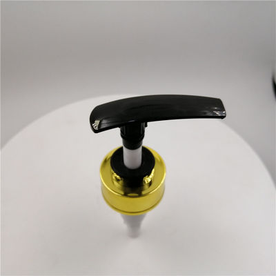 SGS Approval 33/410 Hand Wash Bottle Pump , Liquid Sanitizer Pump With Gold Closure