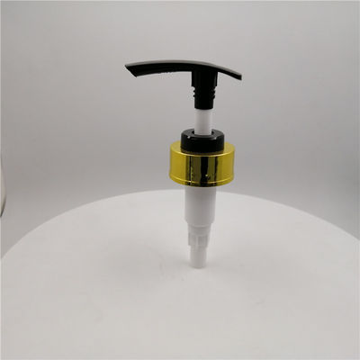 SGS Approval 33/410 Hand Wash Bottle Pump , Liquid Sanitizer Pump With Gold Closure