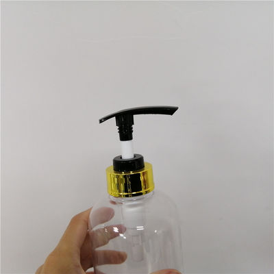SGS Approval 33/410 Hand Wash Bottle Pump , Liquid Sanitizer Pump With Gold Closure