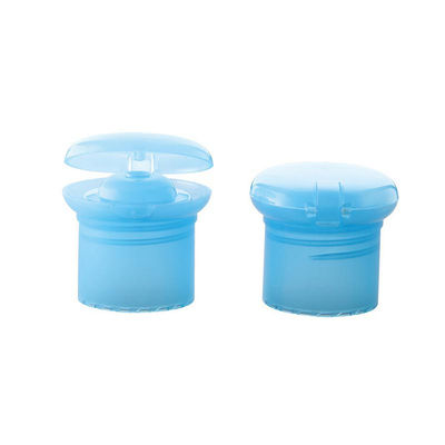 Various Volume Cosmetic 28mm Plastic Bottle Flip Top Cap Round Shape