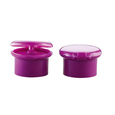 Various Volume Cosmetic 28mm Plastic Bottle Flip Top Cap Round Shape