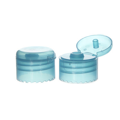 Blue Smooth Closure 28mm Flip Top Bottle Caps For Empty Bottle