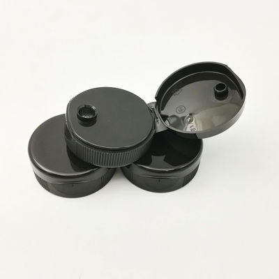 Multi Use Black Color Non Spill Flip Top Cap 28mm For Empty Bottle