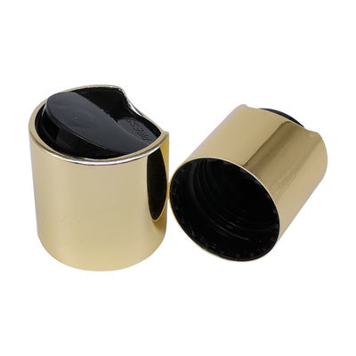 Rust Proof Aluminum 24mm Disc Top Flip Cap For Shampoo Bottle
