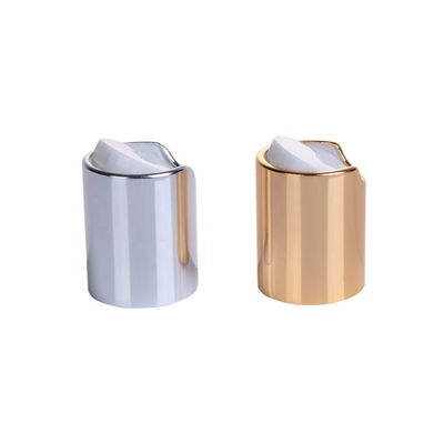 Rust Proof Aluminum 24mm Disc Top Flip Cap For Shampoo Bottle