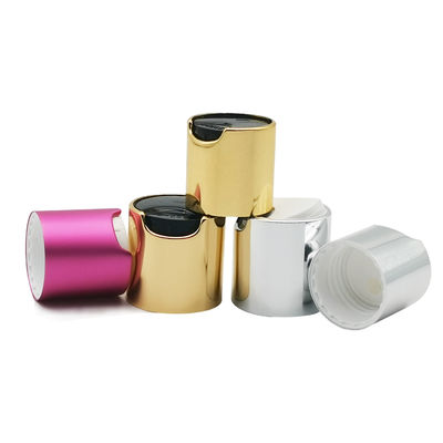Rust Proof Aluminum 24mm Disc Top Flip Cap For Shampoo Bottle