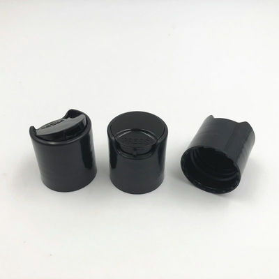 Black And White Non Spill 20/410 Disc Top Cap For Shampoo Bottle