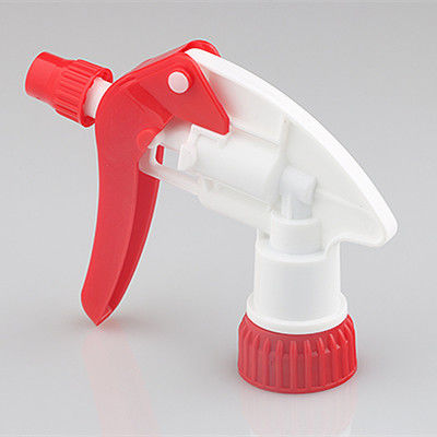 SGS Approval 28mm Plastic Trigger Spray Bottle Head , Trigger Spray Cap Smooth Closure