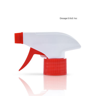 Plastic 0.8cc 28mm Trigger Sprayer Pump , Trigger Spray Nozzle PP Materia