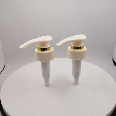 1.5cc Screw Lock Plastic Bottle Pump , 28mm Pump Cap With Ribbed Closure