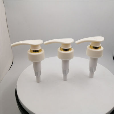 1.5cc Screw Lock Plastic Bottle Pump , 28mm Pump Cap With Ribbed Closure