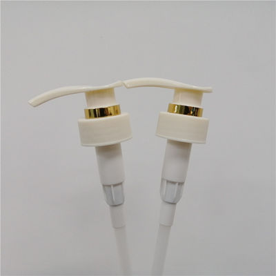 1.5cc Screw Lock Plastic Bottle Pump , 28mm Pump Cap With Ribbed Closure