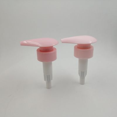 Pink SGS Approval Lotion Bottle Pump , Sanitizer Dispenser Pump For Household