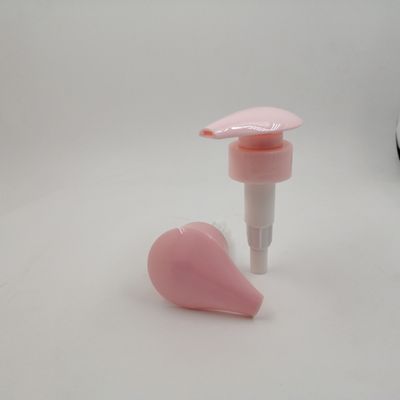 Pink SGS Approval Lotion Bottle Pump , Sanitizer Dispenser Pump For Household