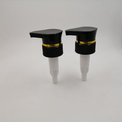 Screw Type 33mm 1.5ml/T Dosage Black Lotion Pump For Liquid Bottle