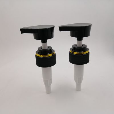 Screw Type 33mm 1.5ml/T Dosage Black Lotion Pump For Liquid Bottle