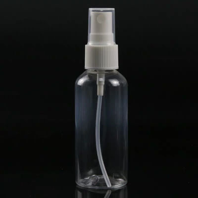 Refillable Clear Plastic Spray Pump Bottle , 50ml Pump Spray Bottle For Skincare Water